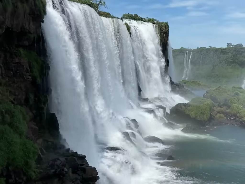 brasilian side of waterfall