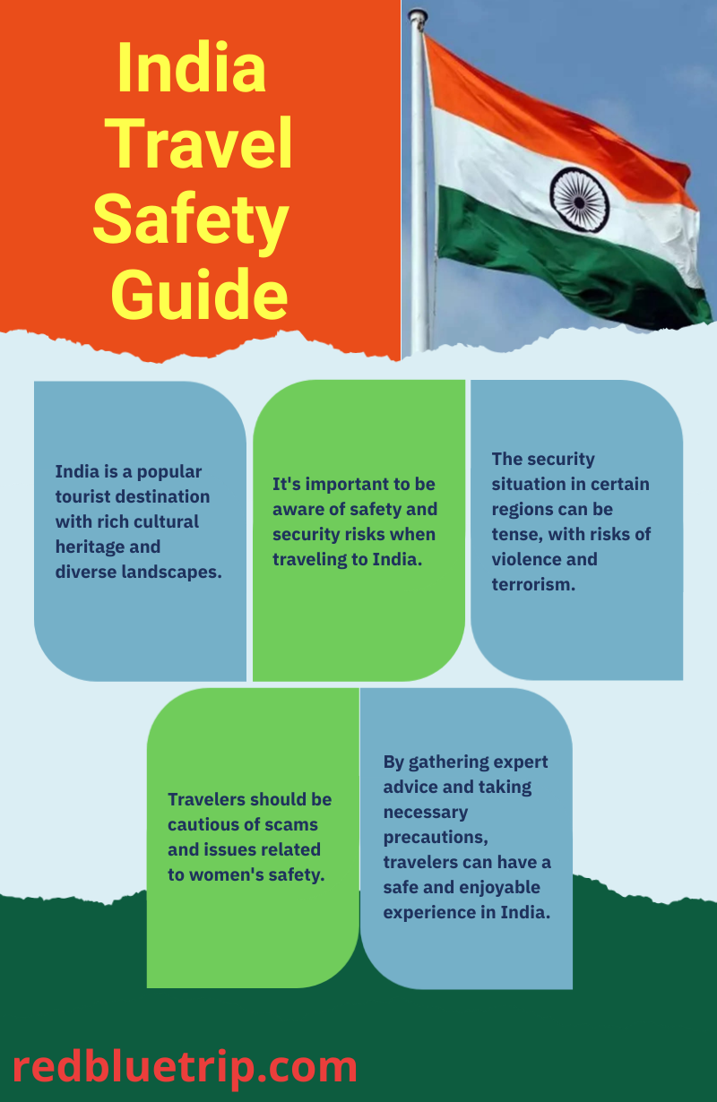 infographic about india safety travel guide