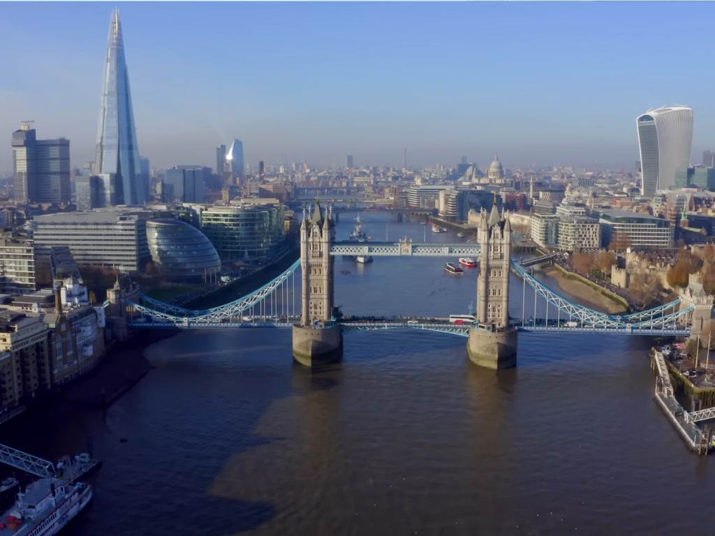 london from above